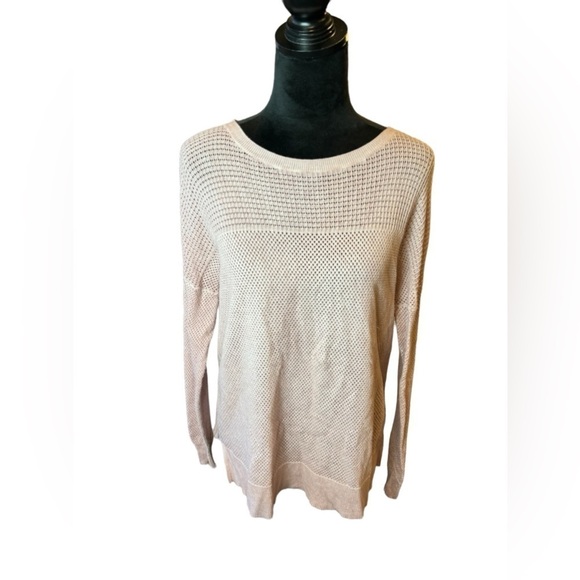 Margaret O'Leary Light Pink Knit Sweater Womens Size Small - Picture 1 of 11